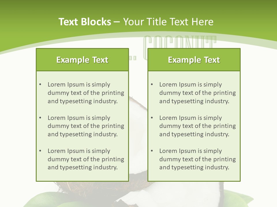 Fresh Brown Object PowerPoint Template