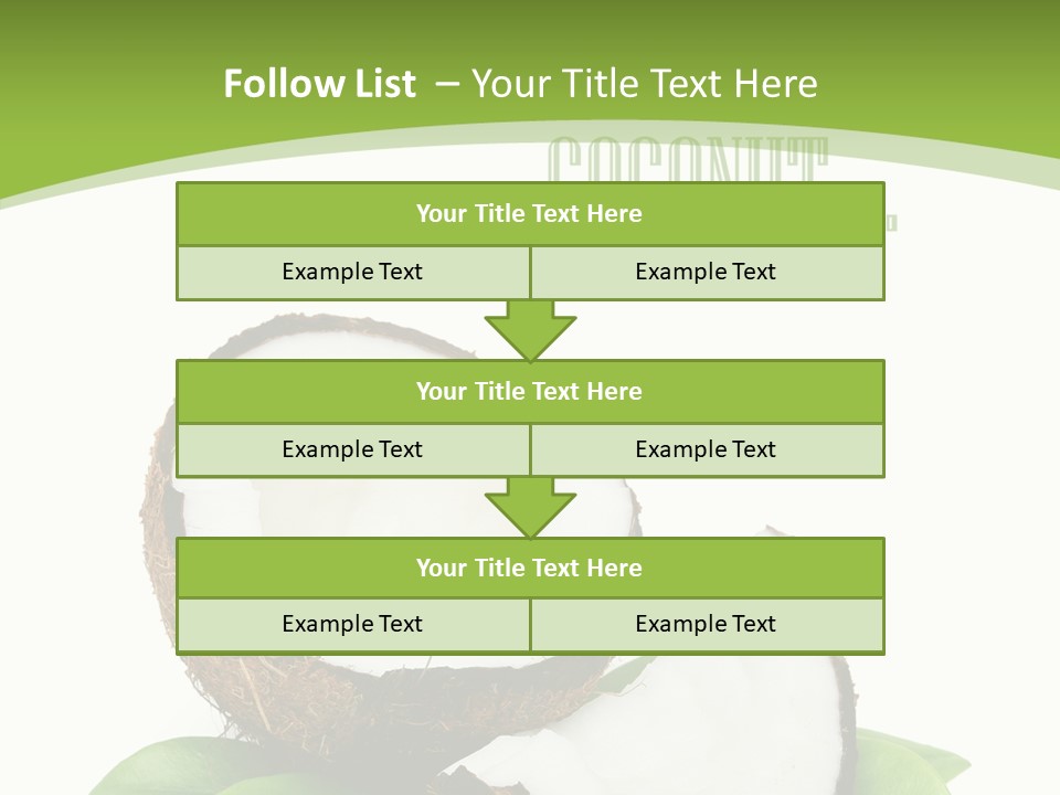 Fresh Brown Object PowerPoint Template