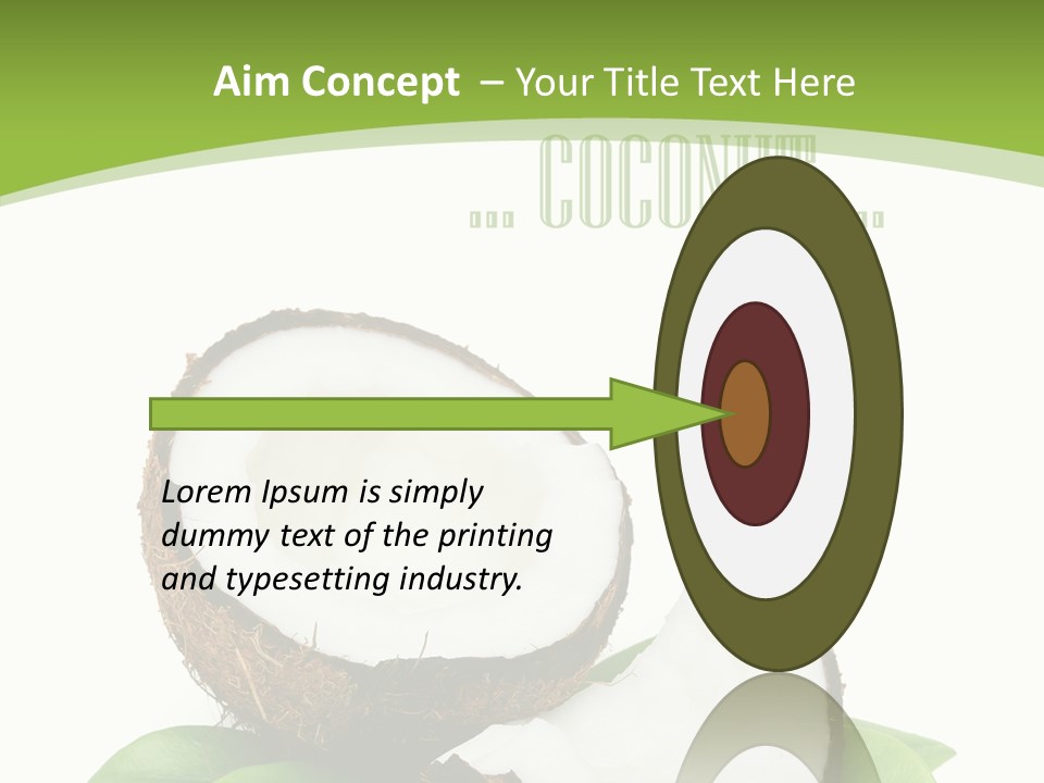 Fresh Brown Object PowerPoint Template