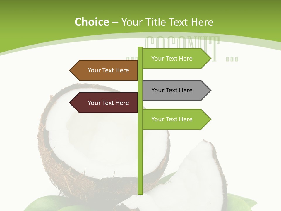 Fresh Brown Object PowerPoint Template