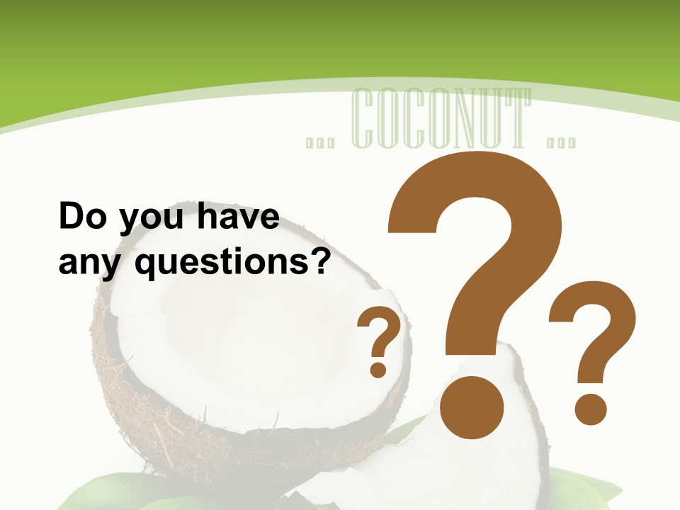 Fresh Brown Object PowerPoint Template