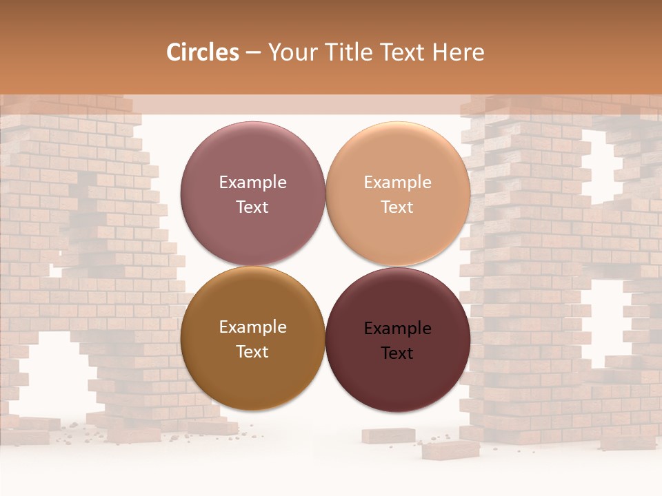 Text Pattern Illustration PowerPoint Template