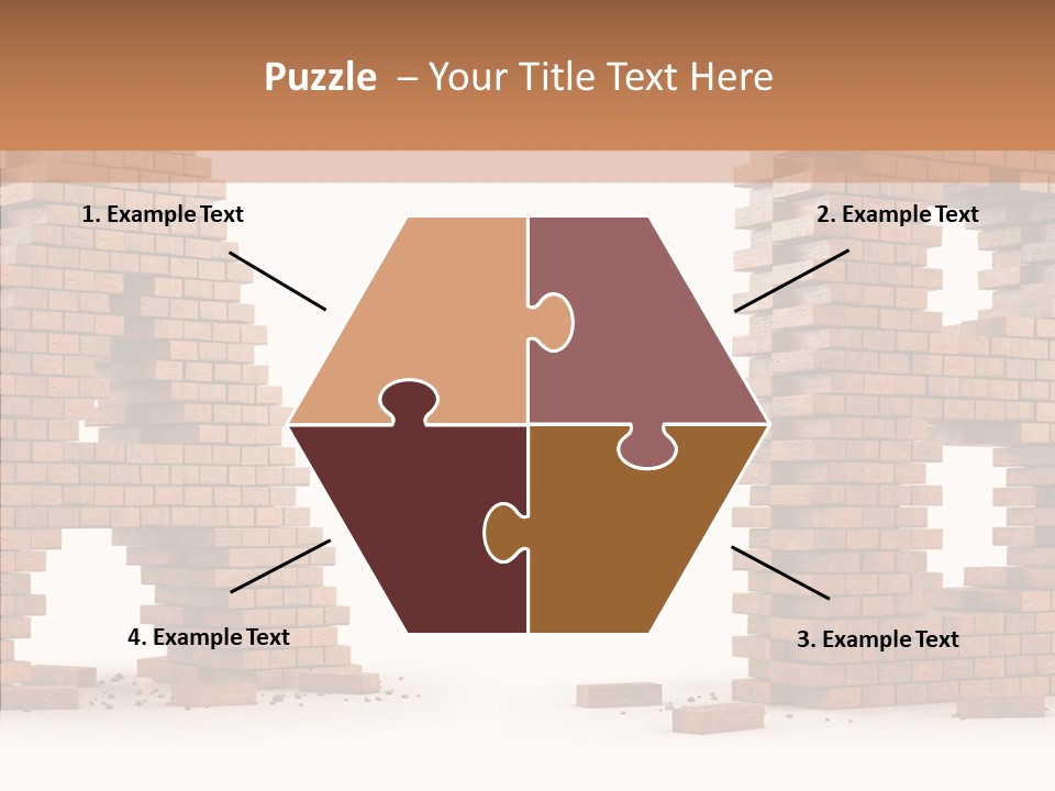 Text Pattern Illustration PowerPoint Template