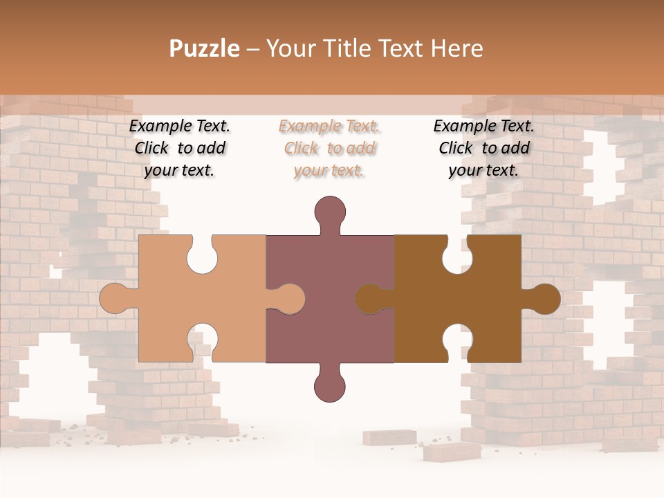 Text Pattern Illustration PowerPoint Template