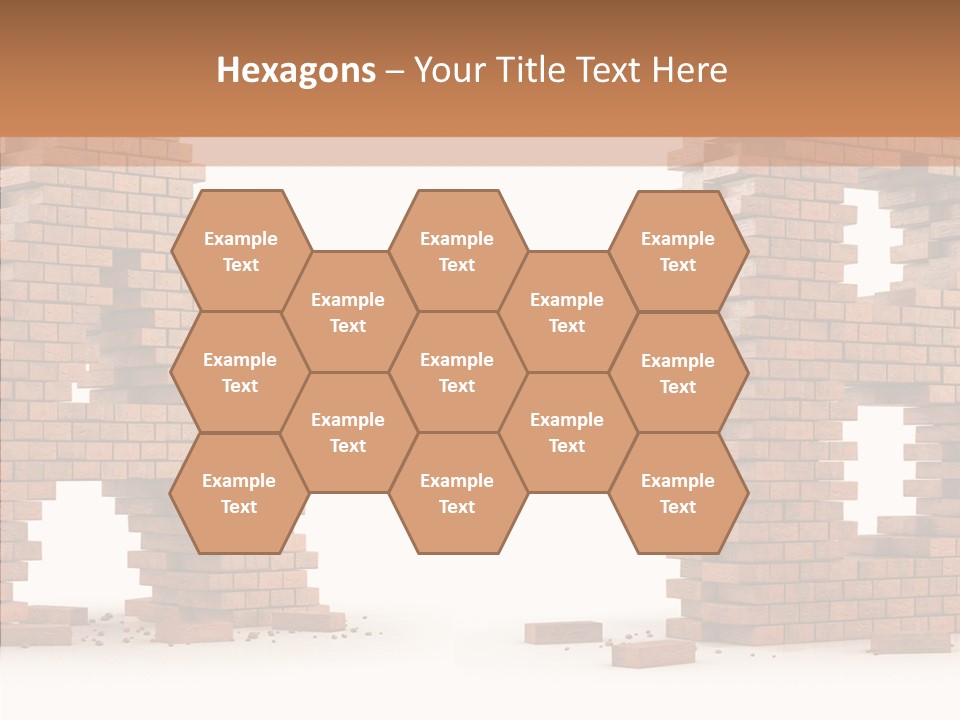 Text Pattern Illustration PowerPoint Template