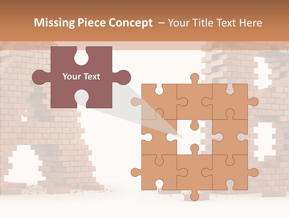 Text Pattern Illustration PowerPoint Template