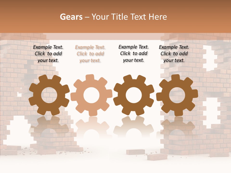 Text Pattern Illustration PowerPoint Template