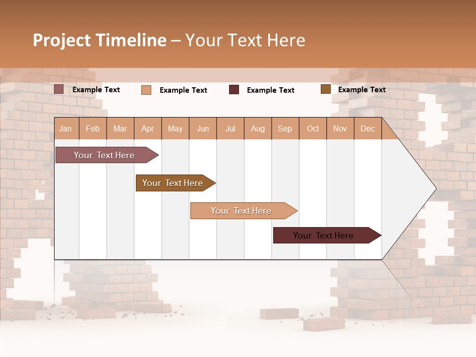 Text Pattern Illustration PowerPoint Template