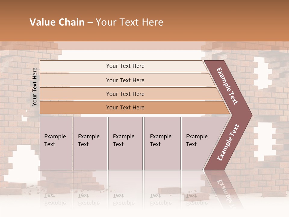 Text Pattern Illustration PowerPoint Template