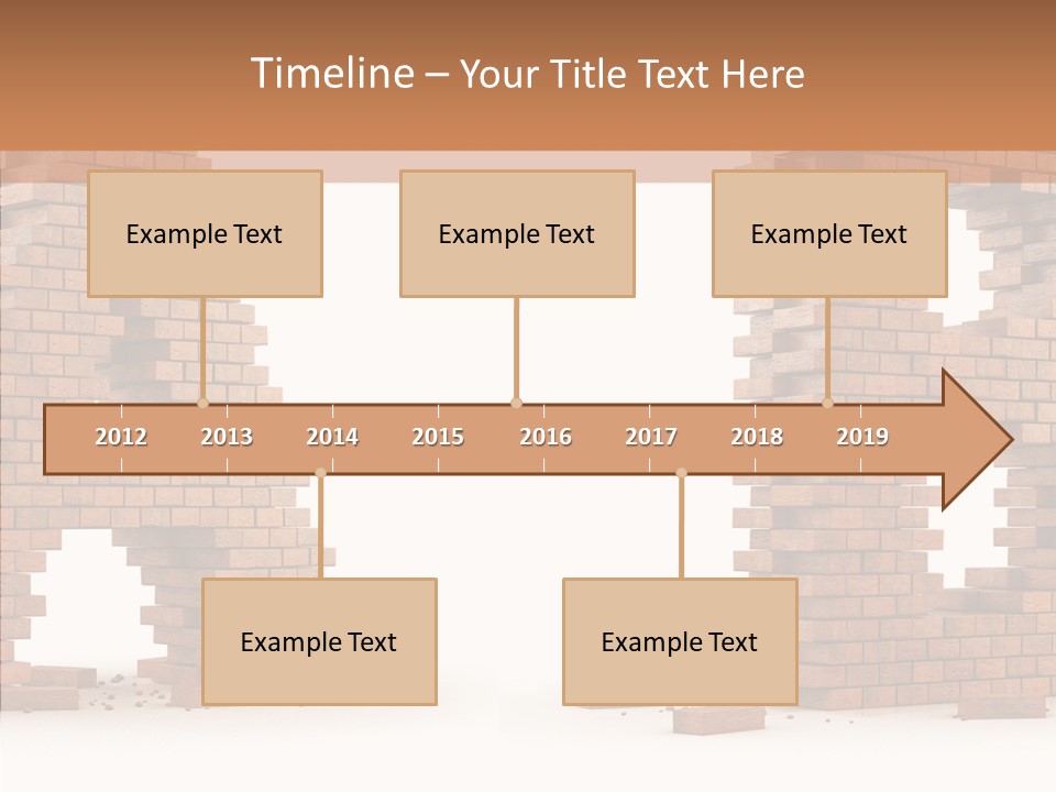 Text Pattern Illustration PowerPoint Template