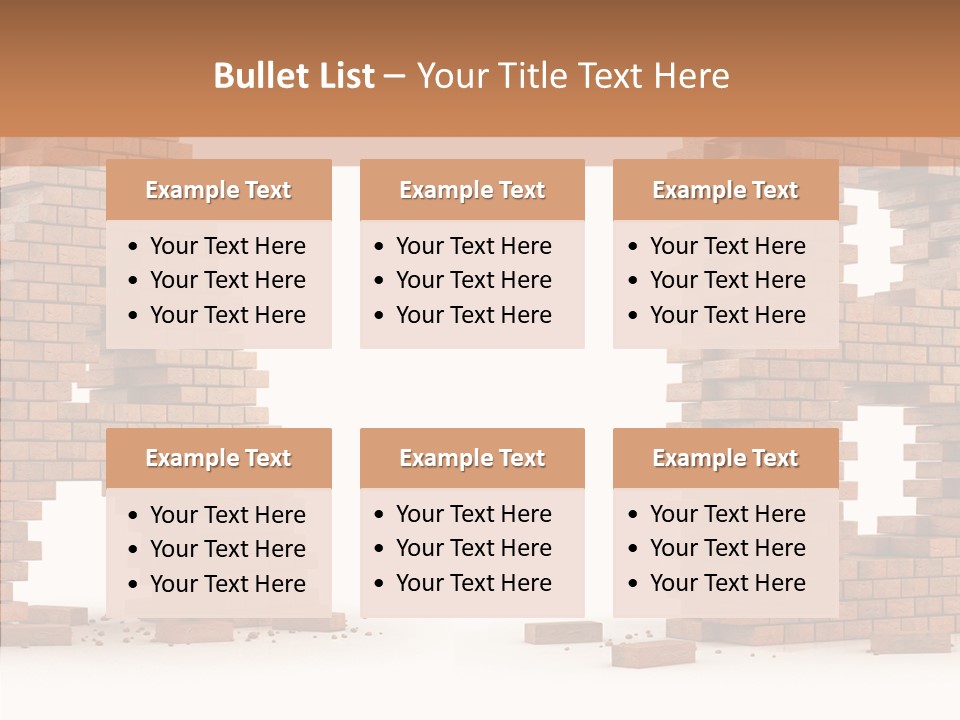 Text Pattern Illustration PowerPoint Template
