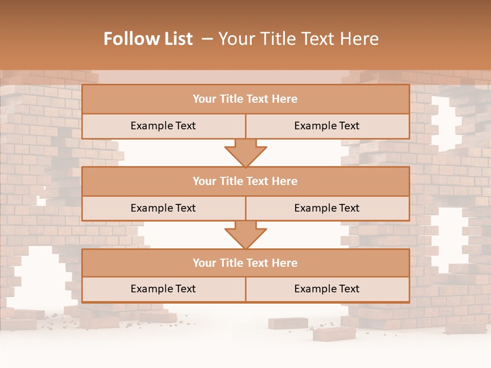 Text Pattern Illustration PowerPoint Template