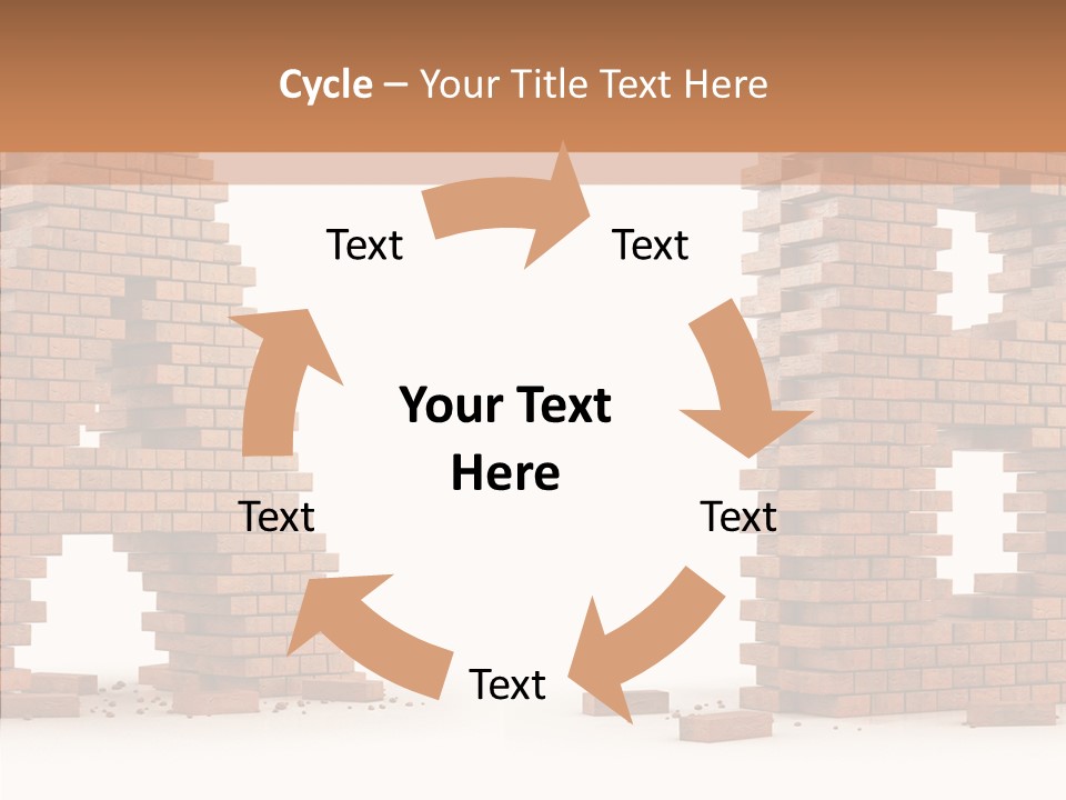 Text Pattern Illustration PowerPoint Template