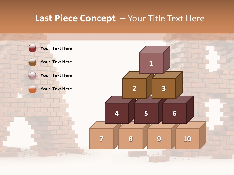 Text Pattern Illustration PowerPoint Template