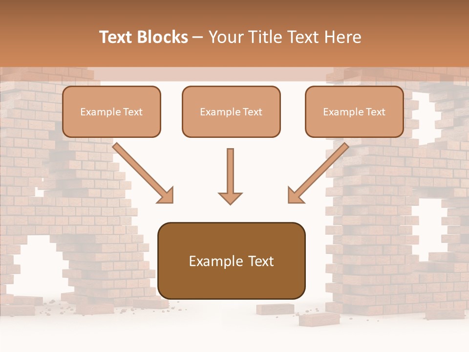Text Pattern Illustration PowerPoint Template