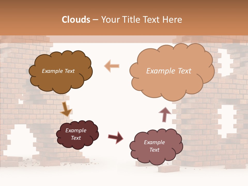 Text Pattern Illustration PowerPoint Template