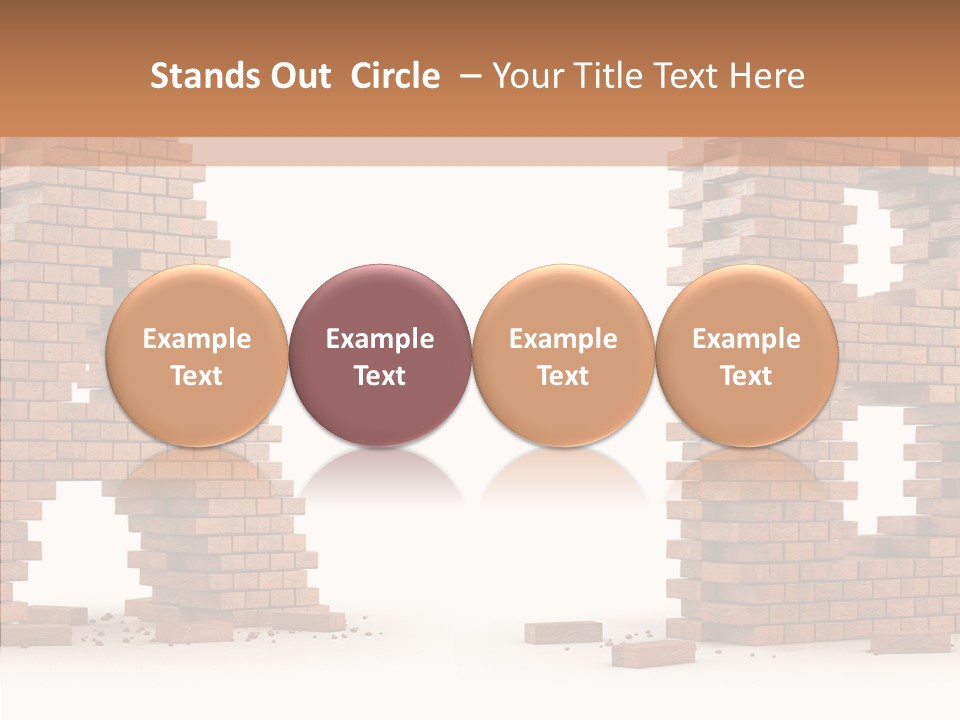 Text Pattern Illustration PowerPoint Template