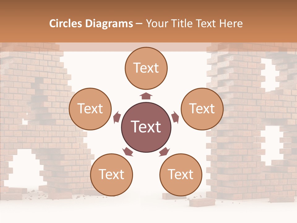 Text Pattern Illustration PowerPoint Template