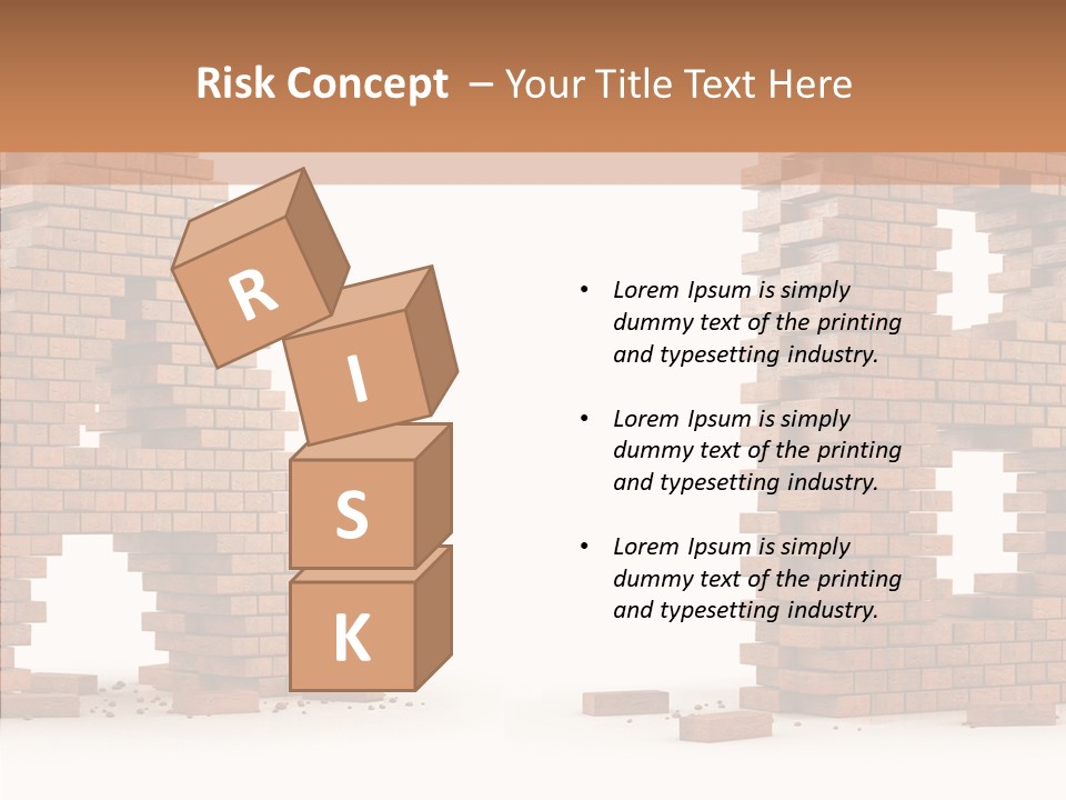 Text Pattern Illustration PowerPoint Template