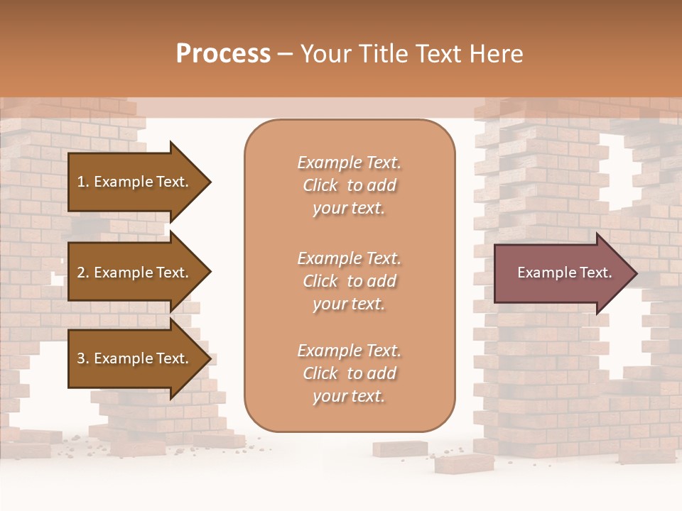 Text Pattern Illustration PowerPoint Template