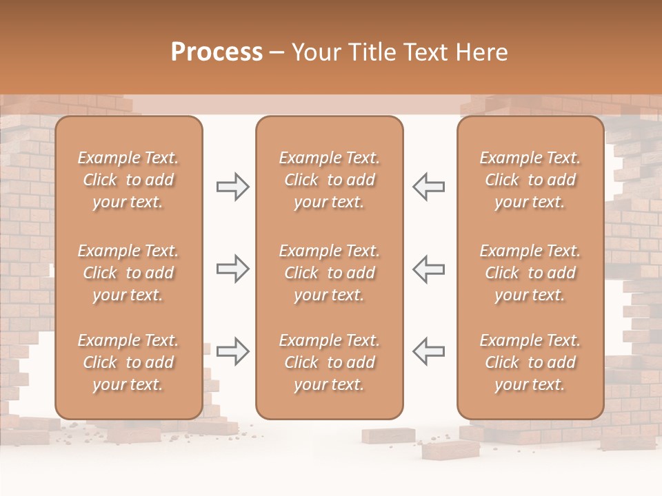 Text Pattern Illustration PowerPoint Template