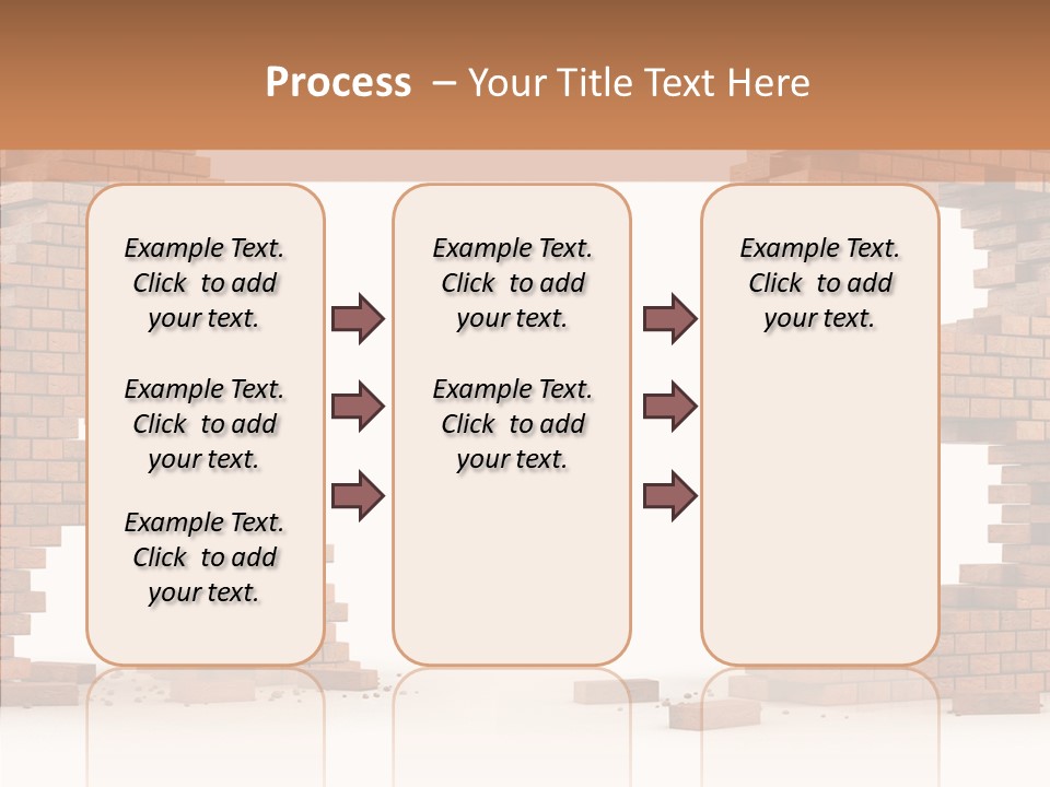 Text Pattern Illustration PowerPoint Template