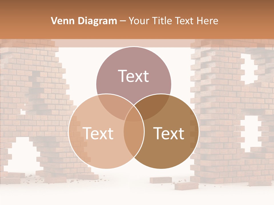 Text Pattern Illustration PowerPoint Template