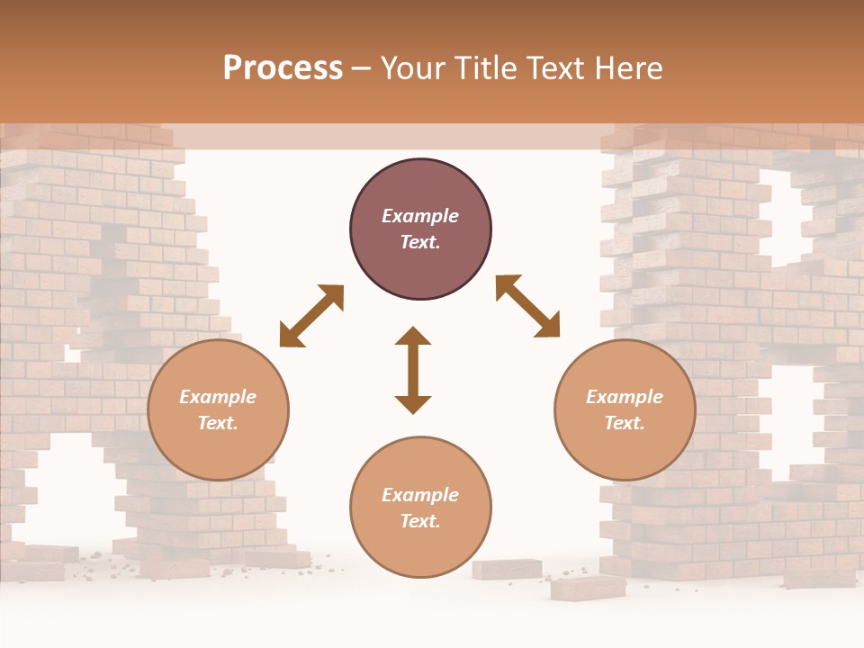 Text Pattern Illustration PowerPoint Template