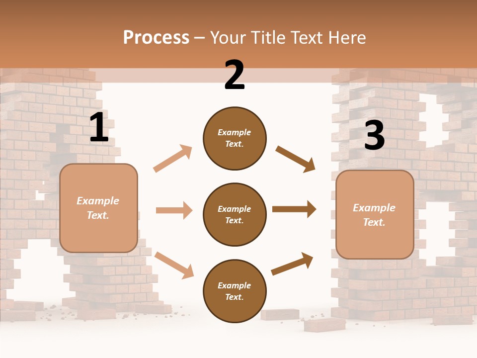 Text Pattern Illustration PowerPoint Template