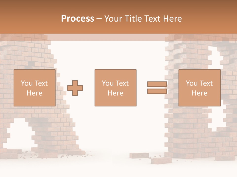 Text Pattern Illustration PowerPoint Template