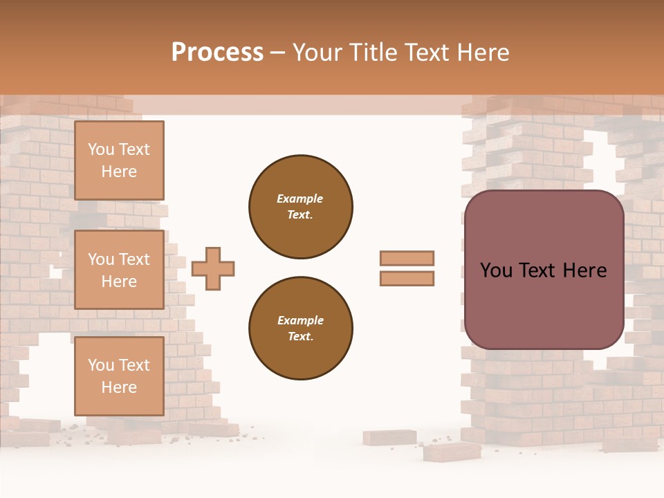 Text Pattern Illustration PowerPoint Template