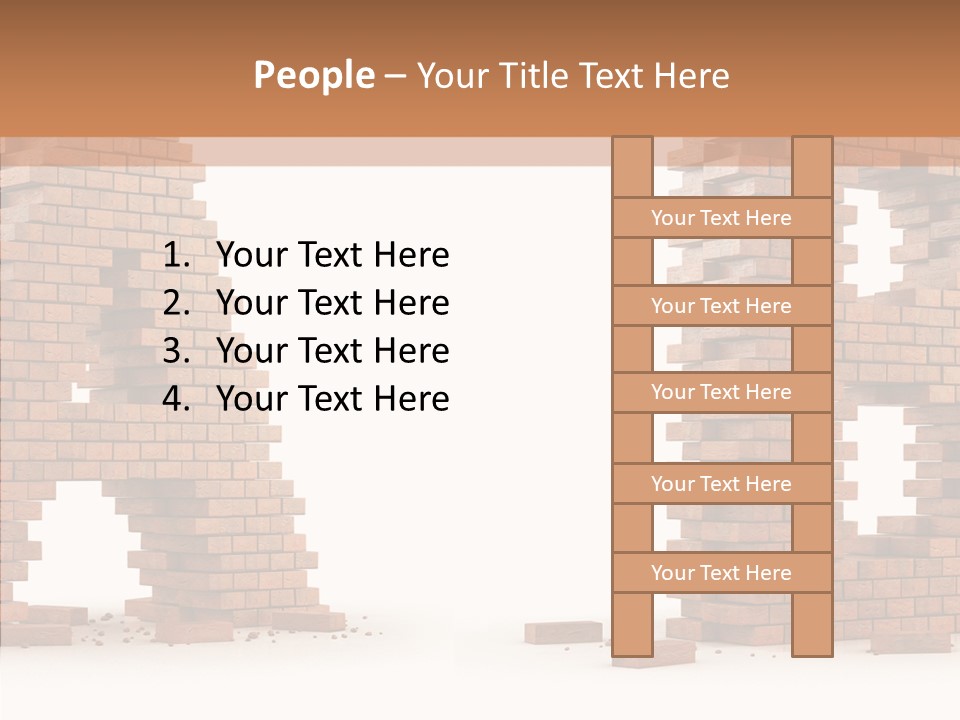 Text Pattern Illustration PowerPoint Template