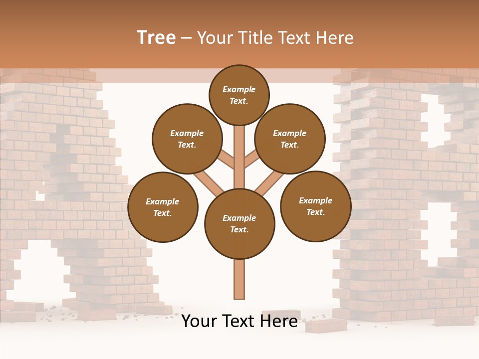 Text Pattern Illustration PowerPoint Template