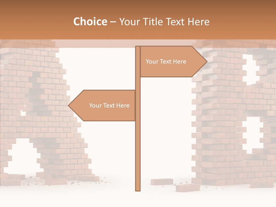 Text Pattern Illustration PowerPoint Template
