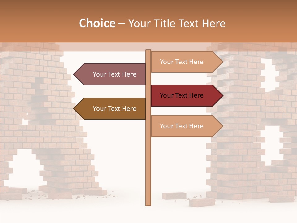 Text Pattern Illustration PowerPoint Template