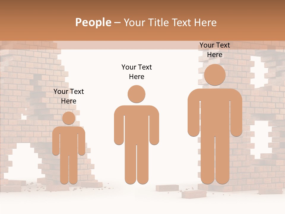 Text Pattern Illustration PowerPoint Template