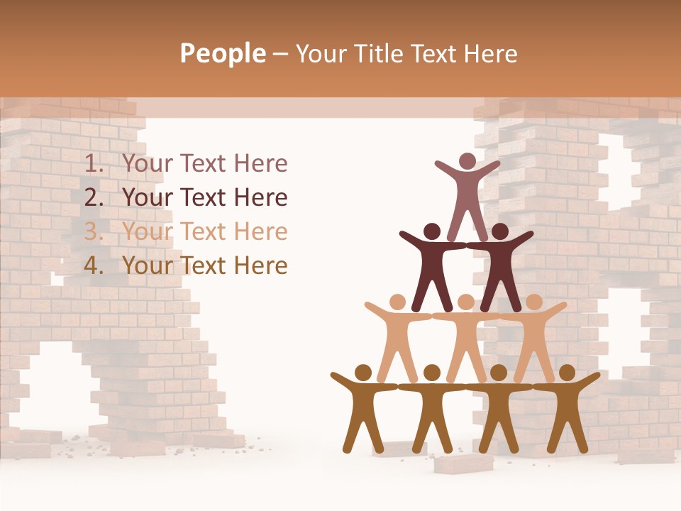 Text Pattern Illustration PowerPoint Template