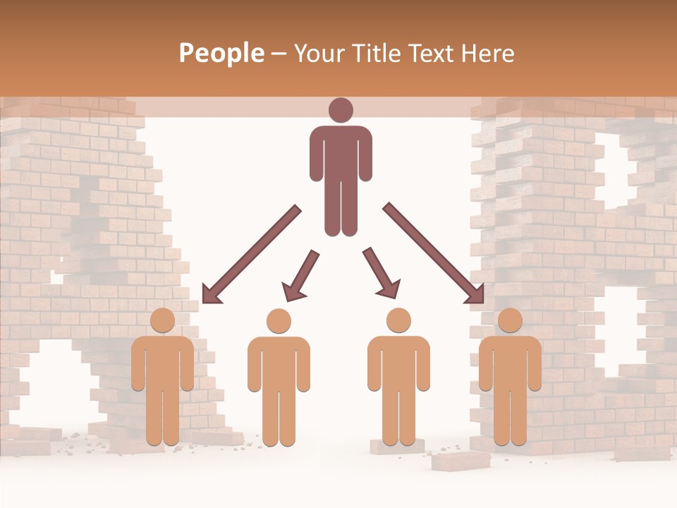 Text Pattern Illustration PowerPoint Template