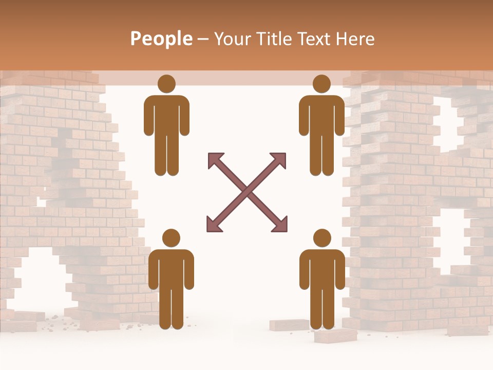 Text Pattern Illustration PowerPoint Template