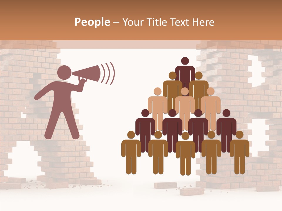 Text Pattern Illustration PowerPoint Template