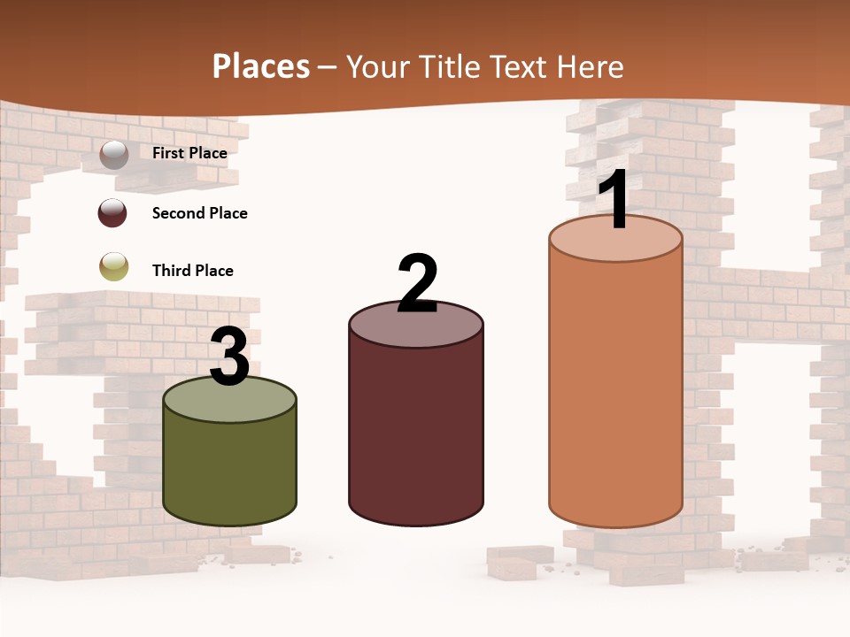 Brickwall Typography Sign PowerPoint Template