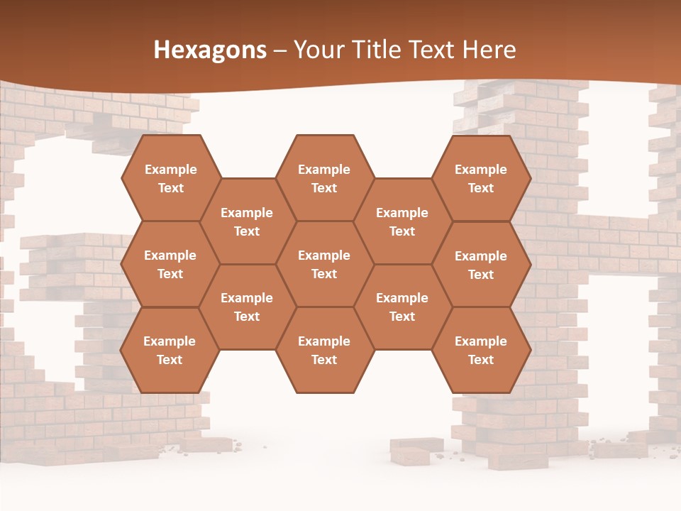 Brickwall Typography Sign PowerPoint Template