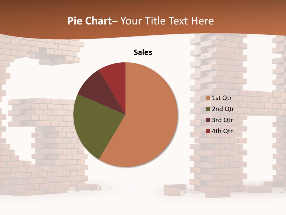 Brickwall Typography Sign PowerPoint Template