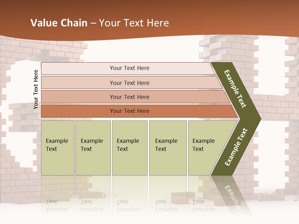 Brickwall Typography Sign PowerPoint Template