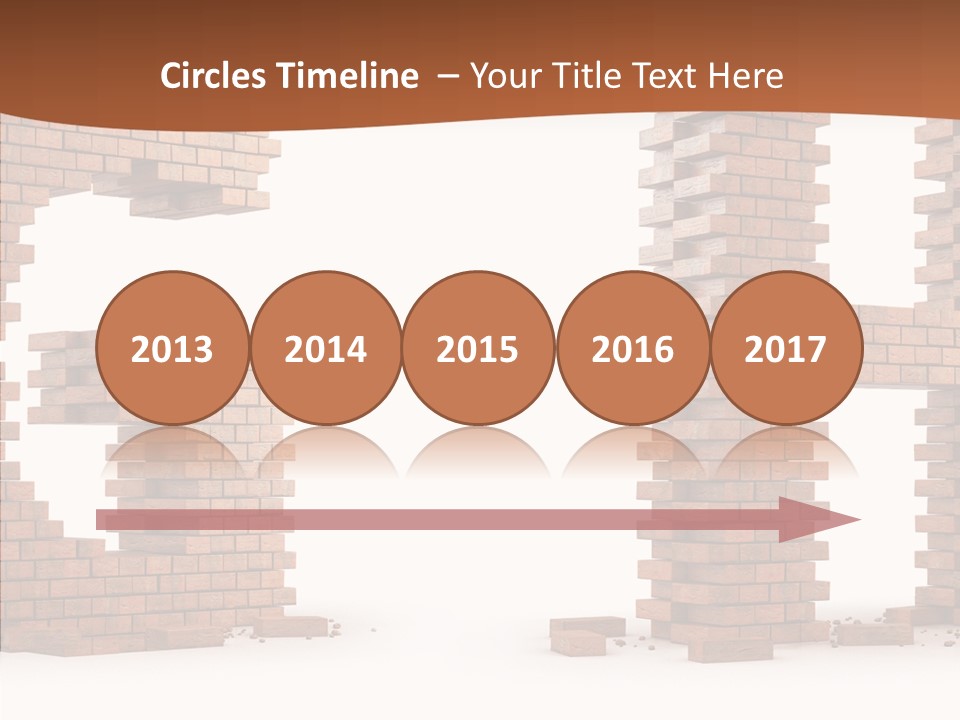 Brickwall Typography Sign PowerPoint Template