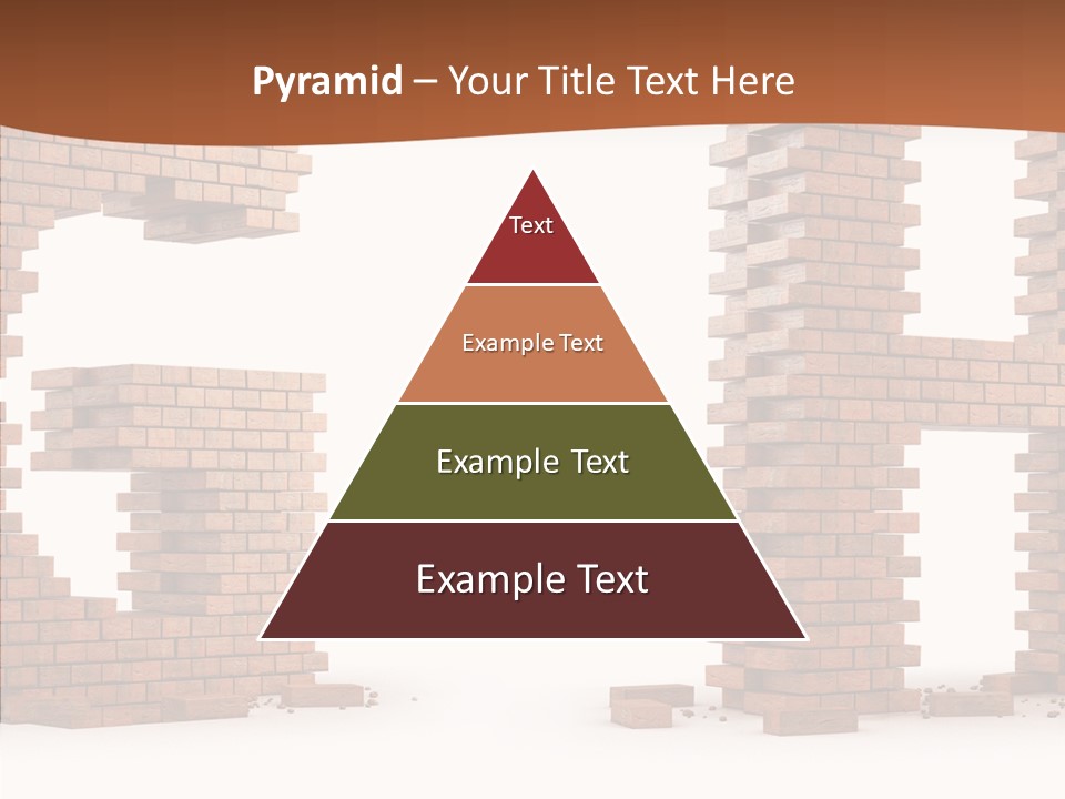 Brickwall Typography Sign PowerPoint Template