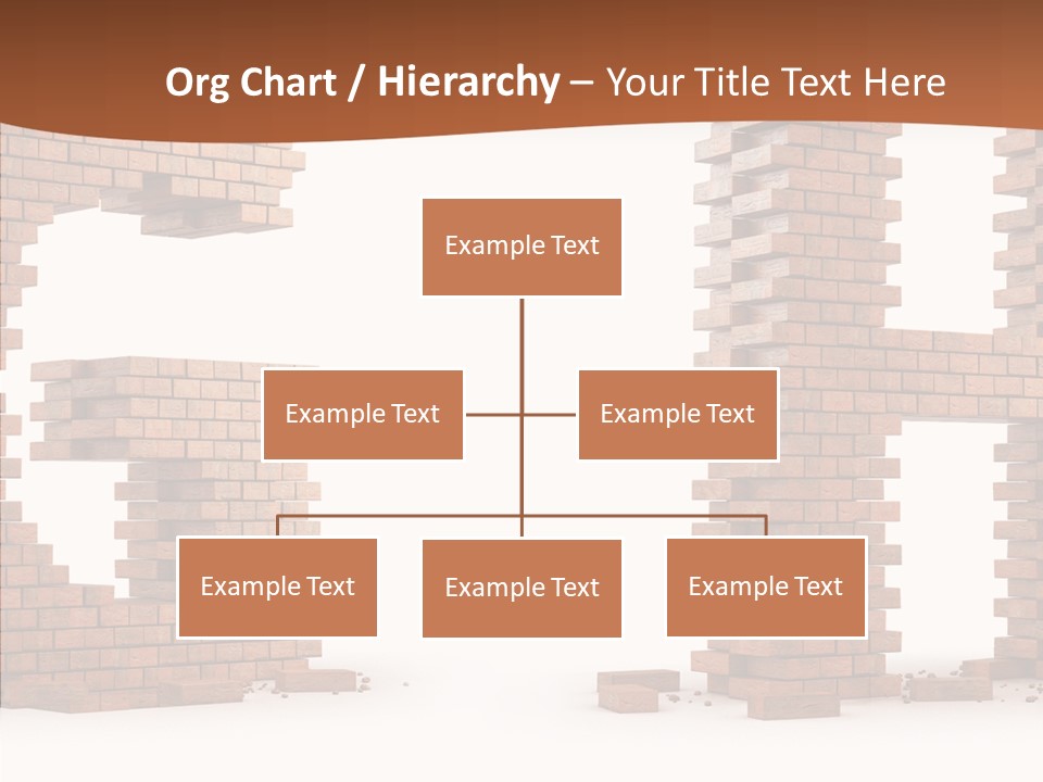Brickwall Typography Sign PowerPoint Template