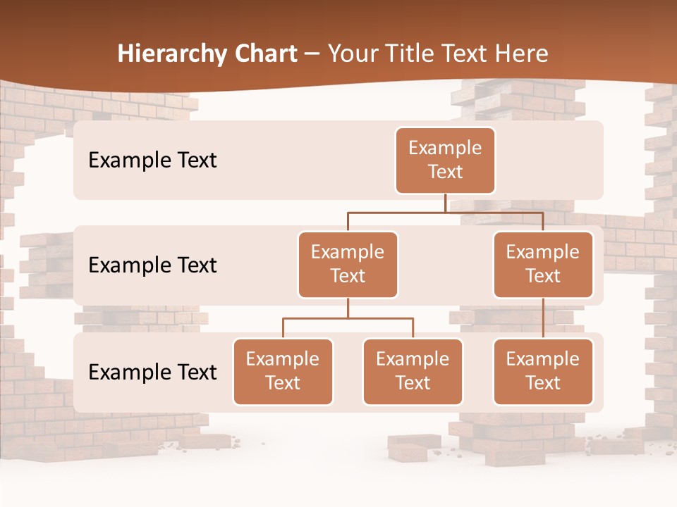 Brickwall Typography Sign PowerPoint Template