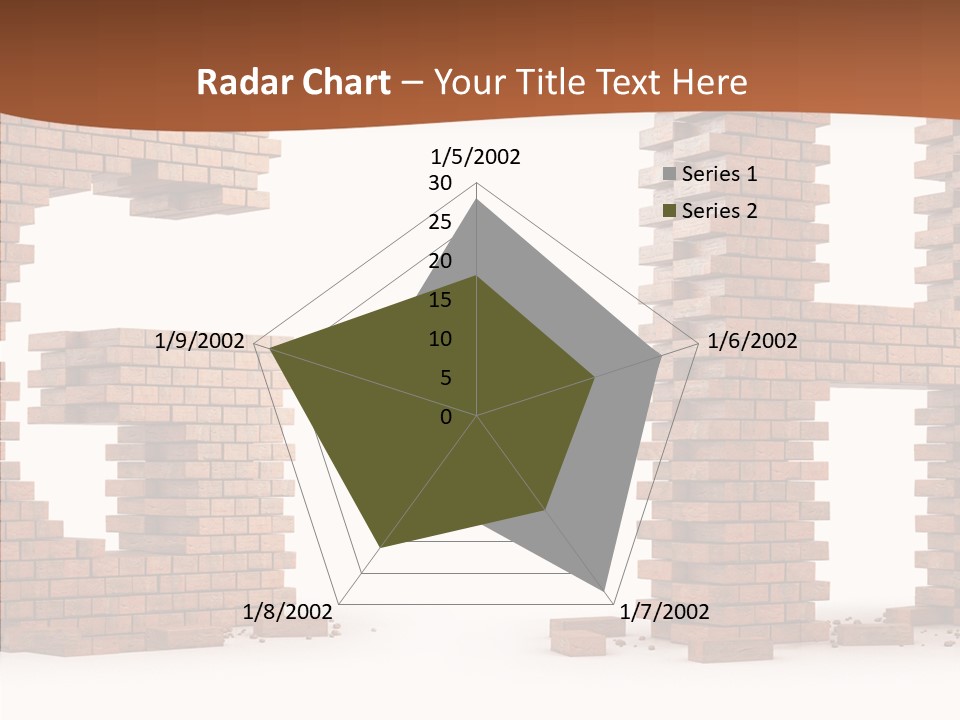 Brickwall Typography Sign PowerPoint Template