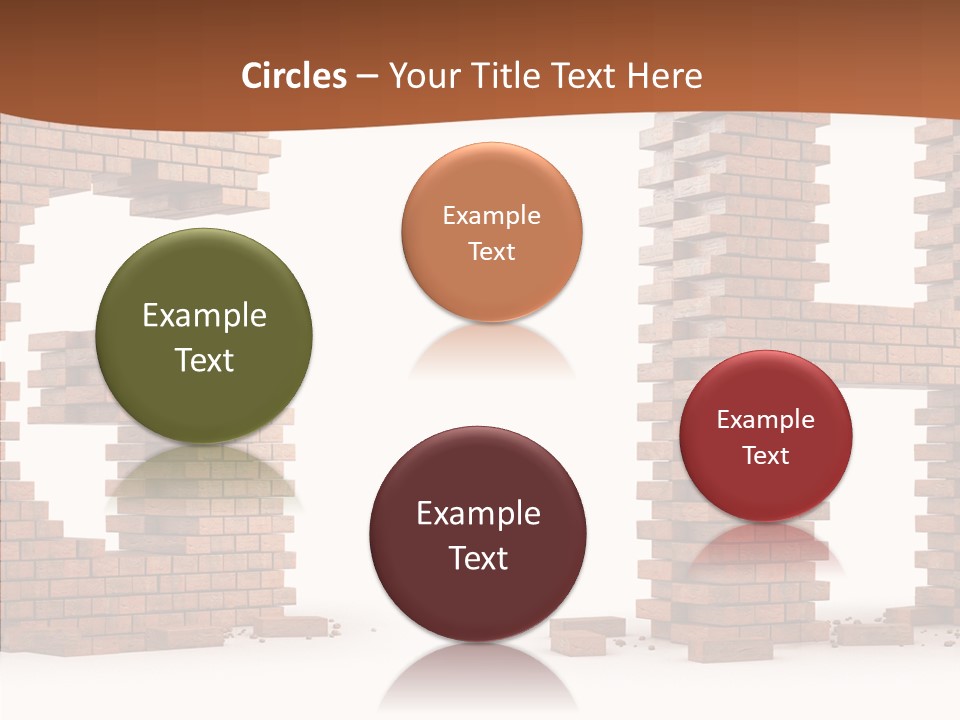 Brickwall Typography Sign PowerPoint Template